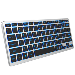 Nuovo LED ricaricabile tastiera Wireless portatile muta da ufficio portatile traslucenza Tablet tastiera posteriore Pc - Product Image 1