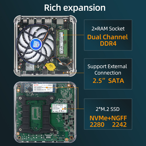 XCY Mini Desktop 8. 9. Generation Mini-PC-Gaming-PC DDR4 NVME 4K In-Tel Co-re i5 8300H i7 9850H i9 9880H Desktop-Computer - Product Image 5