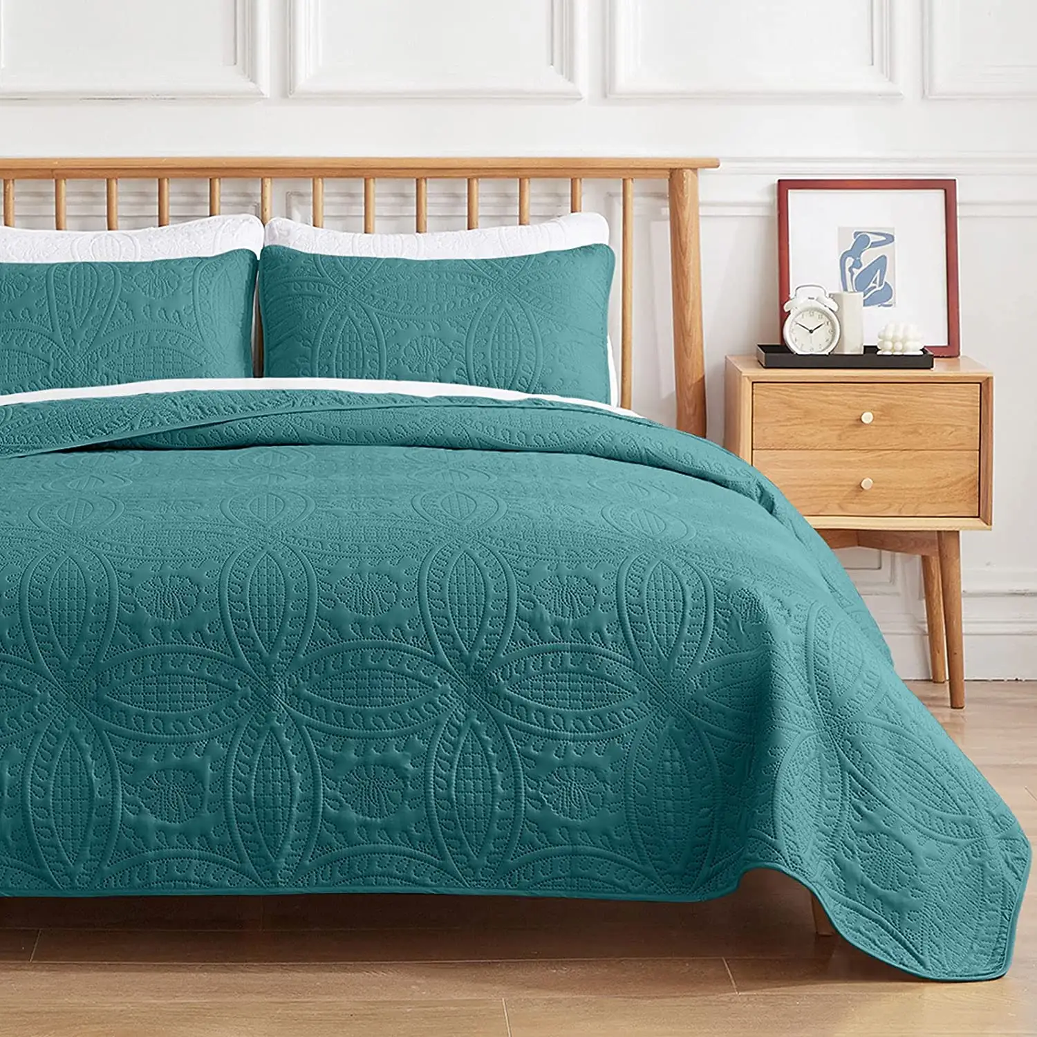Polyester yatak örtüsü seti kumaş yumuşak tasarım çift kişilik yatak özellikler dayanıklı ev pamuk % 100% yorgan yatak örtüleri