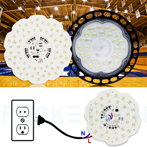 อลูมิเนียม209มม. driverless SMD 3030 LED 150W Dob แหล่งกำเนิดแสง epistar AC 220V โมดูลไฟ LED สำหรับ UFO high Bay LIGHT - Product Image 5