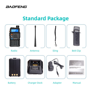 Walkie Talkie Baofeng UV-5RX 5W trasmettitore Radio Wireless Multi-banda UV5R autoradio portatile ricetrasmettitore Radio - Product Image 2