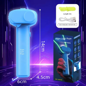 手持绳酷玩具电动绳螺旋桨绳射手在儿童黑暗循环套索中发光 - Product Image 6