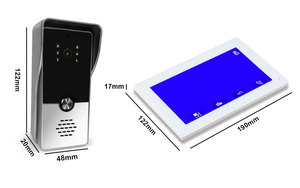Intercomunicador de calidad superior de nuevo diseño, interfono para el hogar, Timbre de Audio/Sistema de interfono de Audio, desbloqueo de 4 cables/intercomunicador de 2 vías