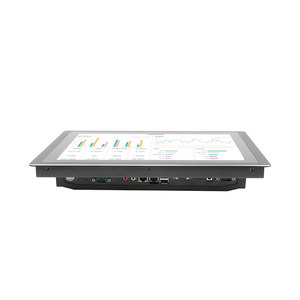 J4125 su misura industriale PC 512G SSD 32 pollici tutto In uno Hmi Pc Ip65 Linux Win10 Touch pannello Pc Monitor capacitivo Computer - Product Image 5
