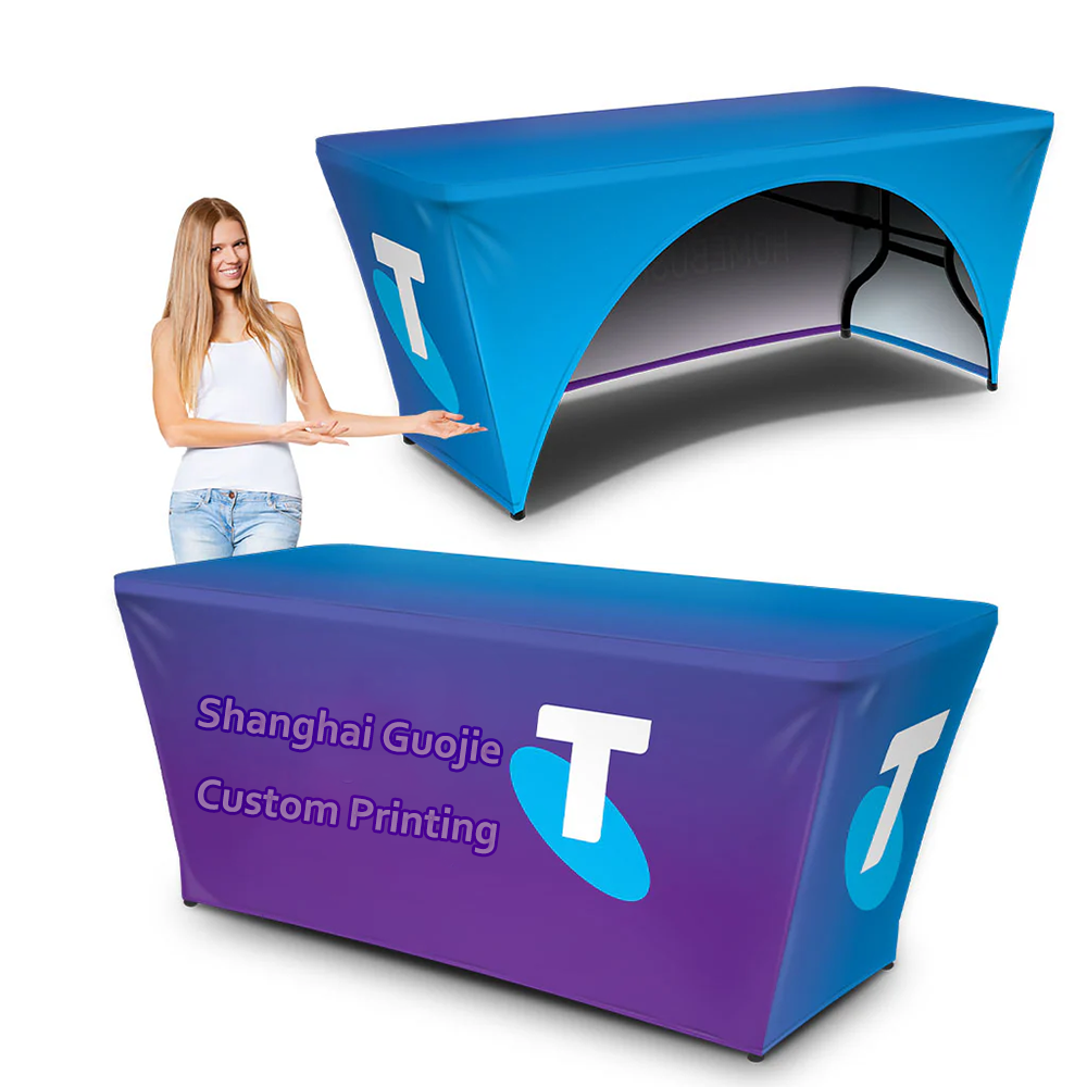 Stretch Fit-open back with custom logo and graphics