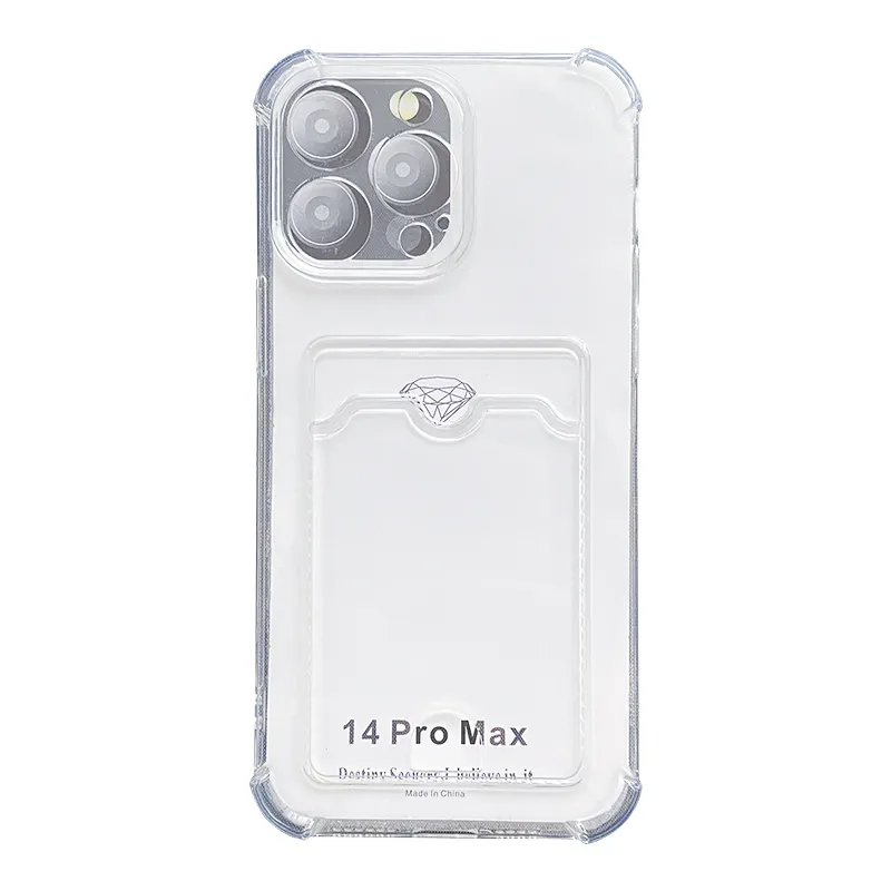 Funda de teléfono transparente a prueba de golpes de silicona Tpu suave para Iphone 16 15 14 13 12 11 Pro Max fundas transparentes para teléfono móvil