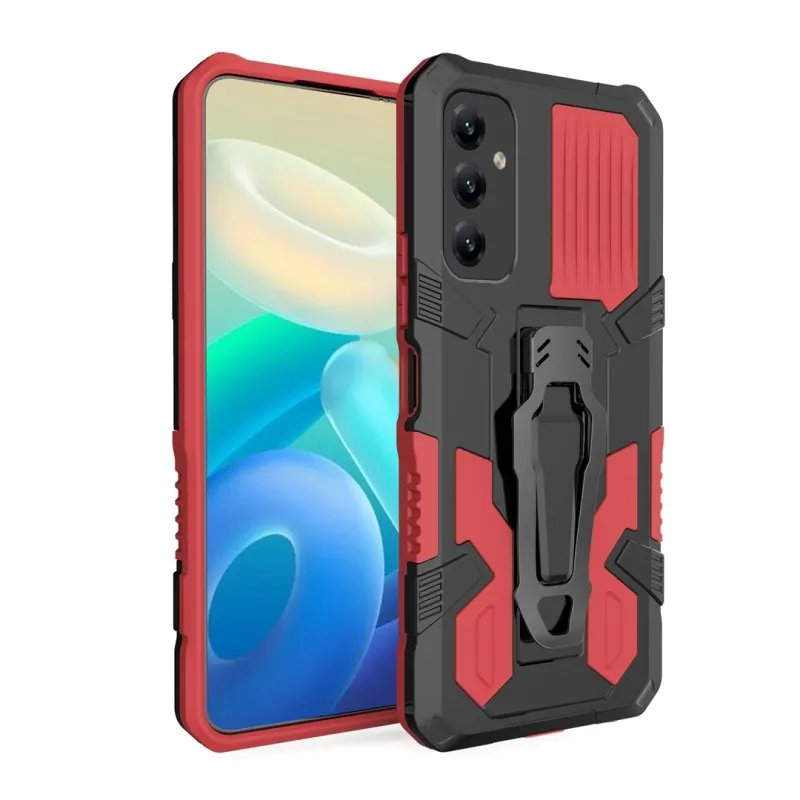 Nhà Máy Giá Đối với Samsung Galaxy A14 5 gam Armor Warrior Chống sốc PC và TPU trường hợp điện thoại với có thể gập lại chủ