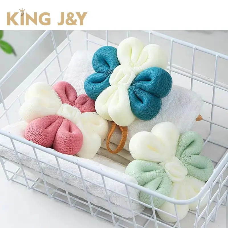 Flower Shaped Sponge Children Shower Sponge 50g