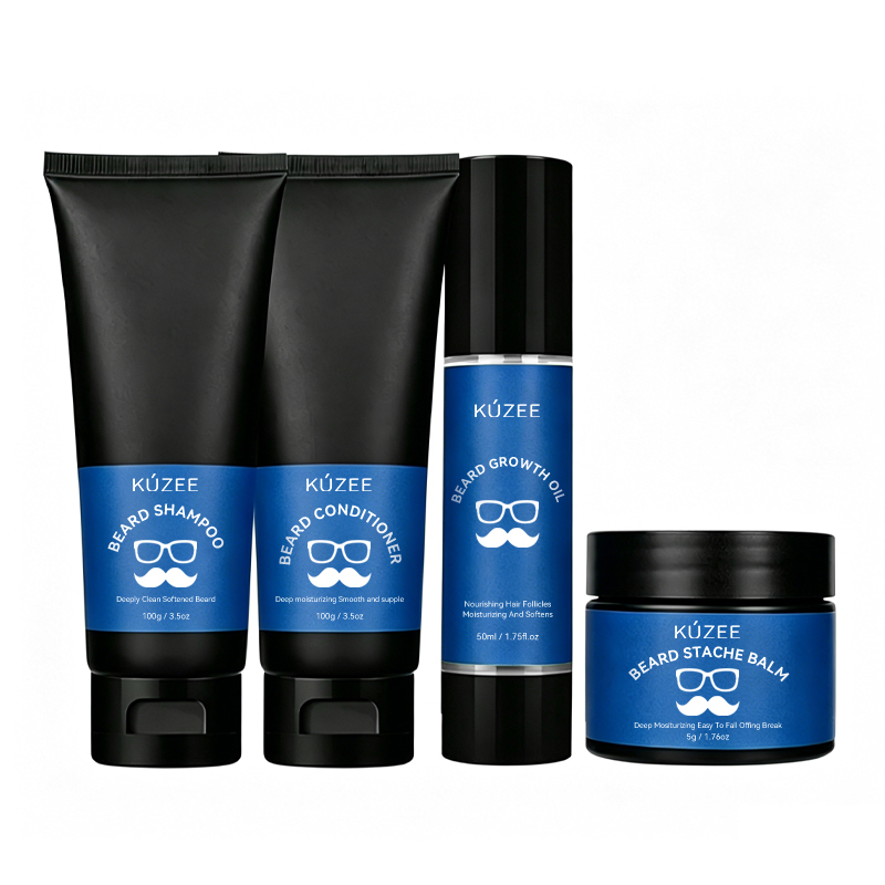 Ensemble de soins pour barbe 4 pièces