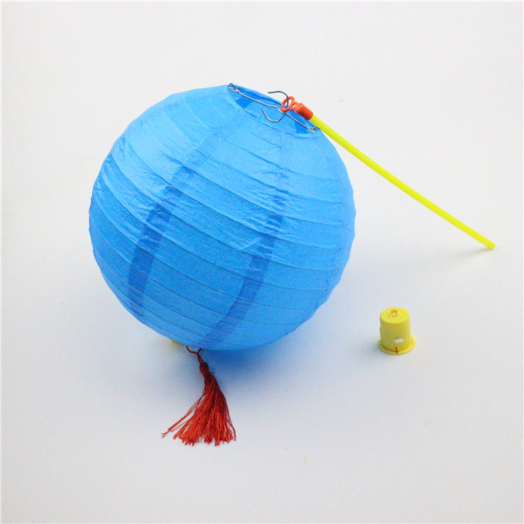 Lanterne 8 pouces bleu ciel