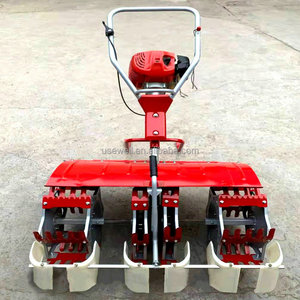 Mini manuel çeltik pirinç ot ayıklama makinesi 43 cc benzinli çalı kesici <span class=keywords><strong>paddy</strong></span> alan pirinç weeder makinesi
