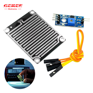 Modulo acqua piovana DC5V pioggia gocce di rilevamento di umidità LM393 modulo meteo LED uscita luce di segnalazione per Arduino Kit Robot - Product Image 3