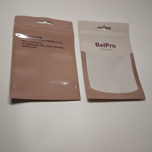 ナッツ食品ミルクゼリージュースなどのためのクリアウィンドウプラスチックポーチ包装付きカスタム生分解性ジップロックバッグ。スタンドアップ - Product Image 5
