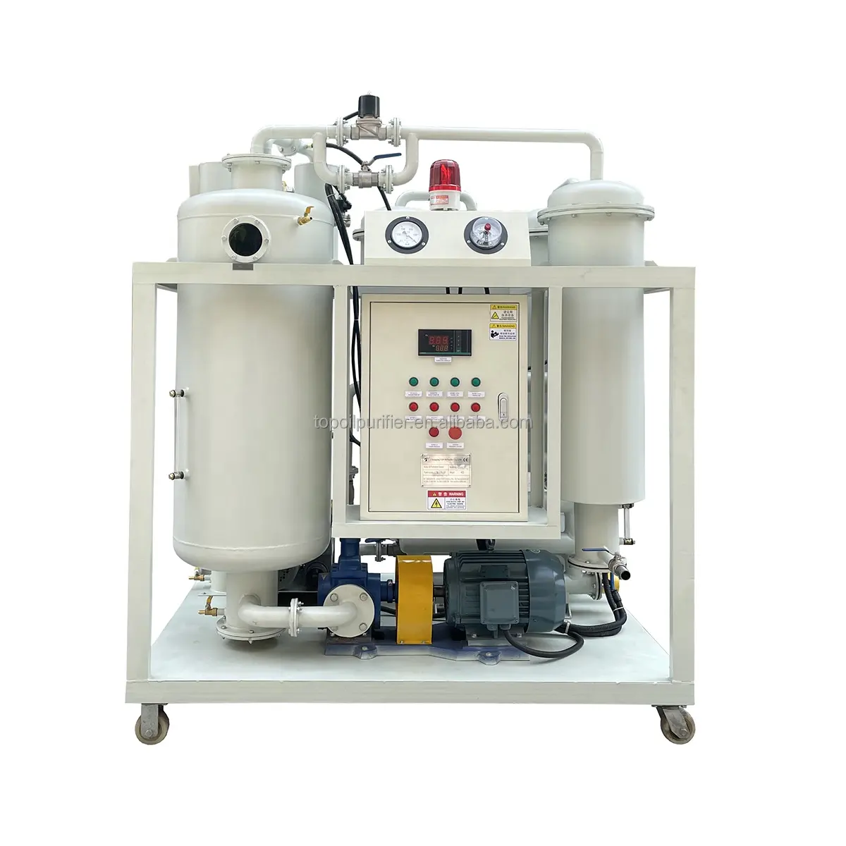 Máquina de purificação de óleo de turbina, água e remoção de impurezas