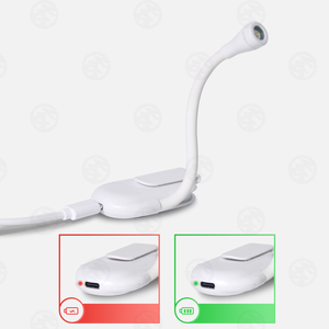 ไฟอ่านหนังสือติดเตียง LED แบบหนีบชาร์จไฟได้ไฟ LED แบบหนีบหนีบชาร์จไฟได้แบบพกพาได้มีความยืดหยุ่นและป้องกันดวงตาดีไซน์ใหม่จากโรงงานขนาดเล็ก - Product Image 3
