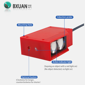 BXuan Long-range 0 to 20M Sensing Range Adjustable NPN PNP Relay <strong>Diffuse</strong> Reflection <strong>Proximity</strong> <strong>Sensor</strong> Photoelectric Switch <strong>Sensor</strong> - Product Image 4