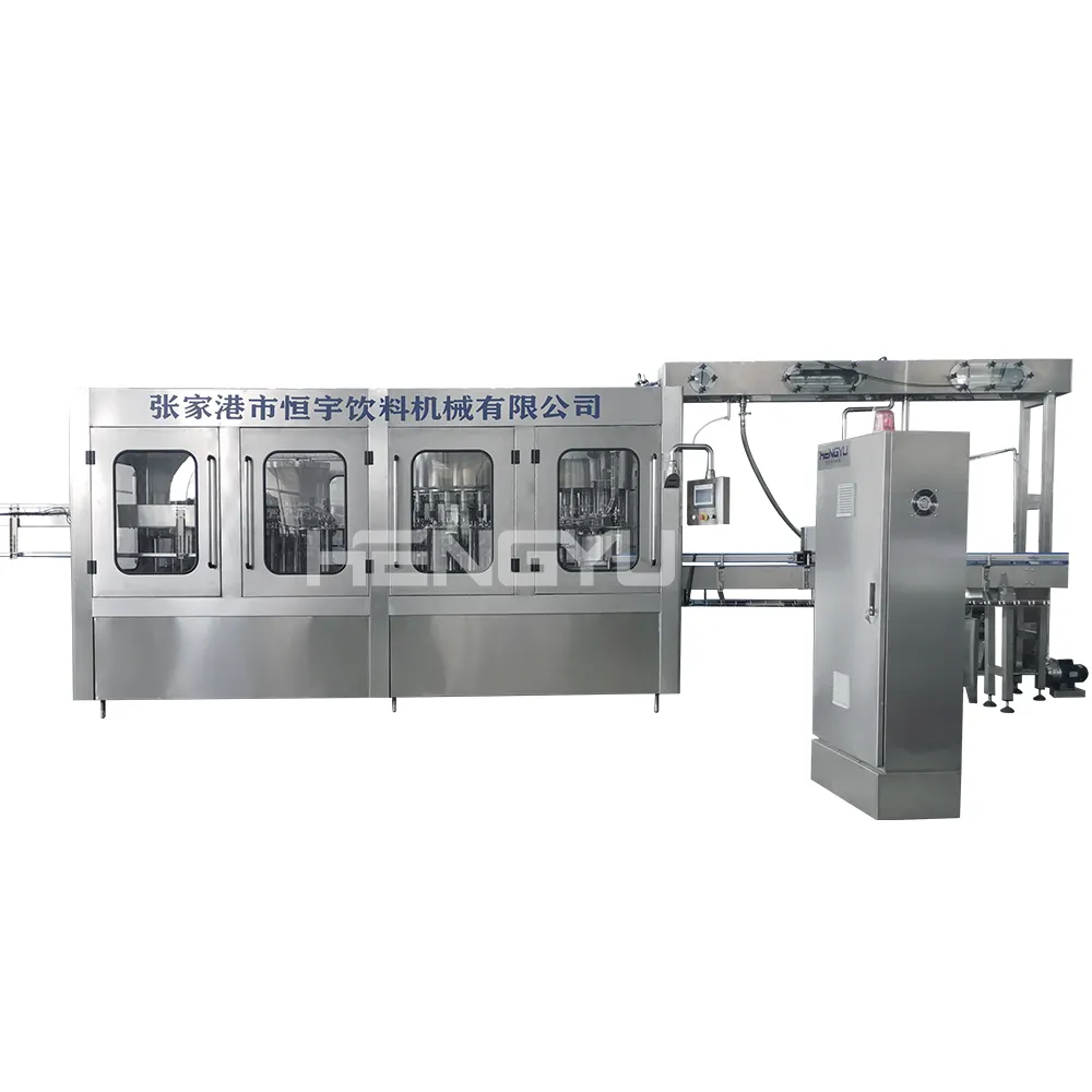 Hengyu excellent 3 in 1 bottled water filling machine with high automation
