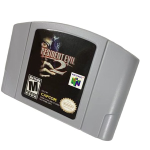 ニンテンドー64USATSCバージョンレトロビエデオ512ビットN64カートリッジコンソール用バイオハザード2ビデオN64ゲームカートリッジ - Product Image 3