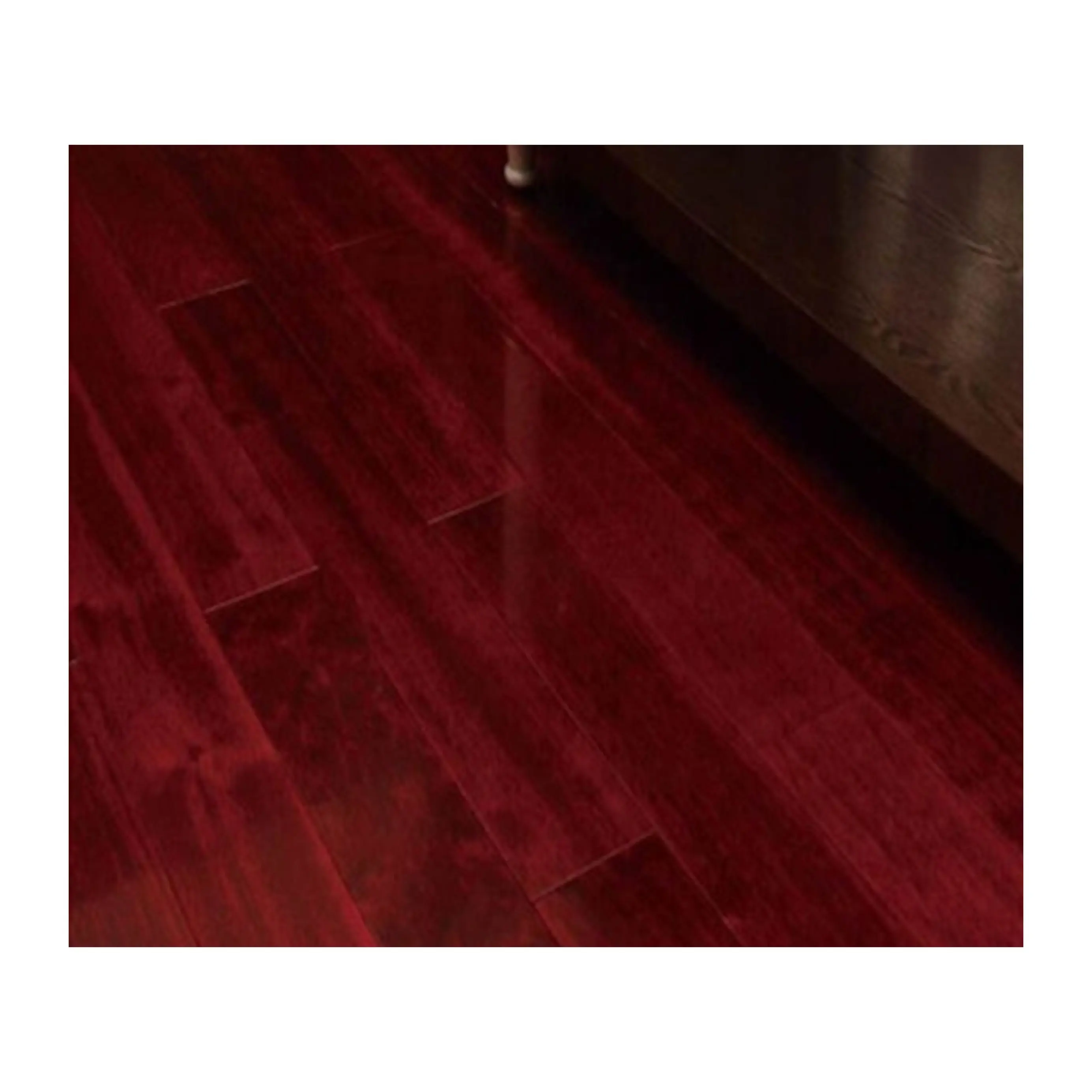 Một lớp màu đỏ merbau sàn gỗ rắn