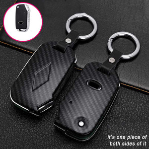 Carbon Fiber Car <strong>Key</strong> Case Cover Bag for Kia K3 Forte <strong>Cerato</strong> Kx3 K5 Optima Seltos Remote Control Shell Protection Auto Parts - Product Image 5