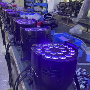 24x18W Led Par ışık RGBAWUV 6in1 24*18W LED Par ışıkları düğün parti sahne DMX512 kontrol 24x18W Par ışık - Product Image 2
