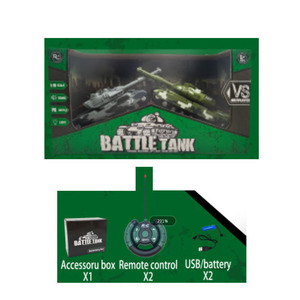 Işık ve ses efektleri ile 1:16 uzaktan kumanda savaş tankı 27MHZ/49MHZ mücadele tankları oyuncak - Product Image 2