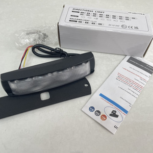 DC12-24V ECER10 R65 SAE CE UKCA琥珀色蓝色频闪灯闪光灯高品质要求6LED - Product Image 4