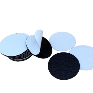 PVS monedas transparentes gancho y bucle parche redondo hoja adhesiva velcroes puntos adhesivo gancho y bucle adhesivo puntos - Product Image 1