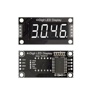 0,36 "Zoll LED-Digital anzeige modul 4-stelliges 7-Segment-Zeituhr Display Tube Driver Board I/O 5-Farben-DIY-Kit