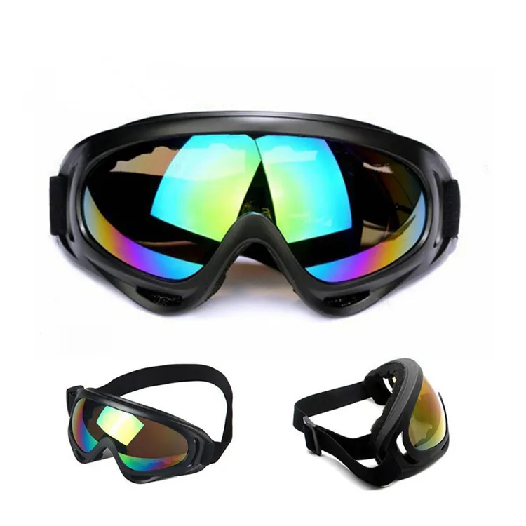 High Quality Elastic Strap Custom Snow Goggles Protective Anti防曇Ski Racing Goggles