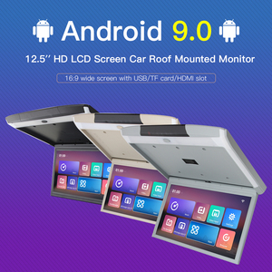 Schermo IPS digitale Android da 12.5 pollici ribaltabile per auto LCD Monitor montato sul tetto Display per montaggio a soffitto Video multimediale sopraelevato - Product Image 6
