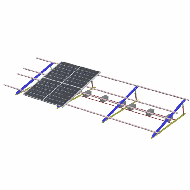 Kit de systèmes solaires serre agricole solaire ferme solaire système de montage de panneau Pv systèmes de rayonnage de montage de panneau d'énergie solaire
