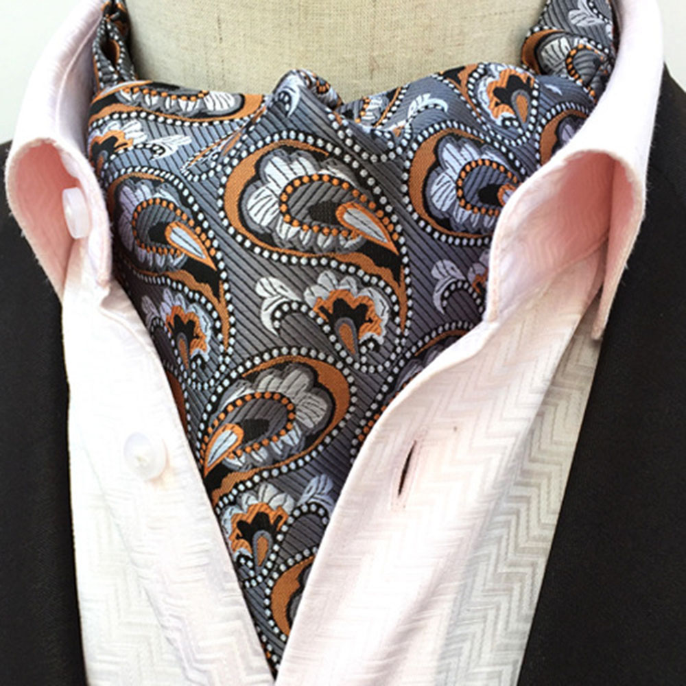 Grey Tan Paisley