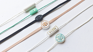Reasonable Price Garment <strong>Elastic</strong> Seal <strong>Tag</strong> <strong>String</strong> Wholesale Custom Embossed Plastic <strong>hang</strong> <strong>Tags</strong> <strong>String</strong> - Product Image 6