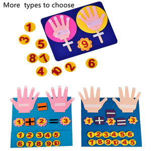 Hot Sale Diy Educational Fingers Number <strong>Counting</strong> Felt Learning Board Kindergarten Intellectual Math ArithmeticTeaching Toy - Product Image 3