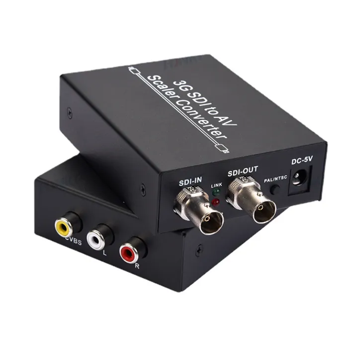 3G/Sd/Hd/Sdi Naar Av Converter Bnc Naar Rca Adapter Audio