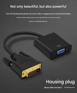 DVI to VGAコンバータDvi24 + 1 to Vgaチップコンピュータ付き高解像度接続ケーブル1080Pディスプレイ - Product Image 5