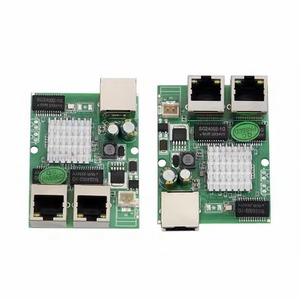OEM สวิตช์อีเทอร์เน็ตกิกะบิต3พอร์ตโมดูลตัวแยกเครือข่าย PCB ที่ไม่ได้มาตรฐาน