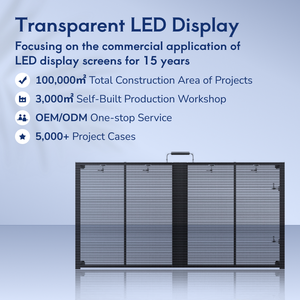 LINO reklam fabrika fiyat ultra-ince P2.6 P3.9 P7.8 şeffaf LED ekran - Product Image 2