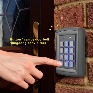 Nuova tastiera di controllo di accesso impermeabile in metallo per esterni Standalone per controllo di accesso digitale tastiera scheda PIN codice accesso 125khz - Product Image 5