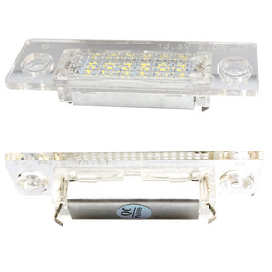 Süper parlak beyaz renk 6000K otomatik led plaka numarası işık VW Golf Passat B6 B5.5 Caddy MK3 Jetta MK3 - Product Image 1