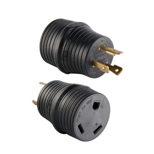NEMA L5-30Pツイストロック電源プラグからTT-30Rレディアウトレット120V30アンペア3600ワット発電機からキャンピングカー部品用RVアダプター