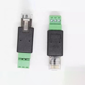 <strong>RJ45</strong> to RS485 Adapter Block Converter Male Crystal Head Network Terminal to RS232 3Pin Screw Terminal Connector Accessories - Product Image 6