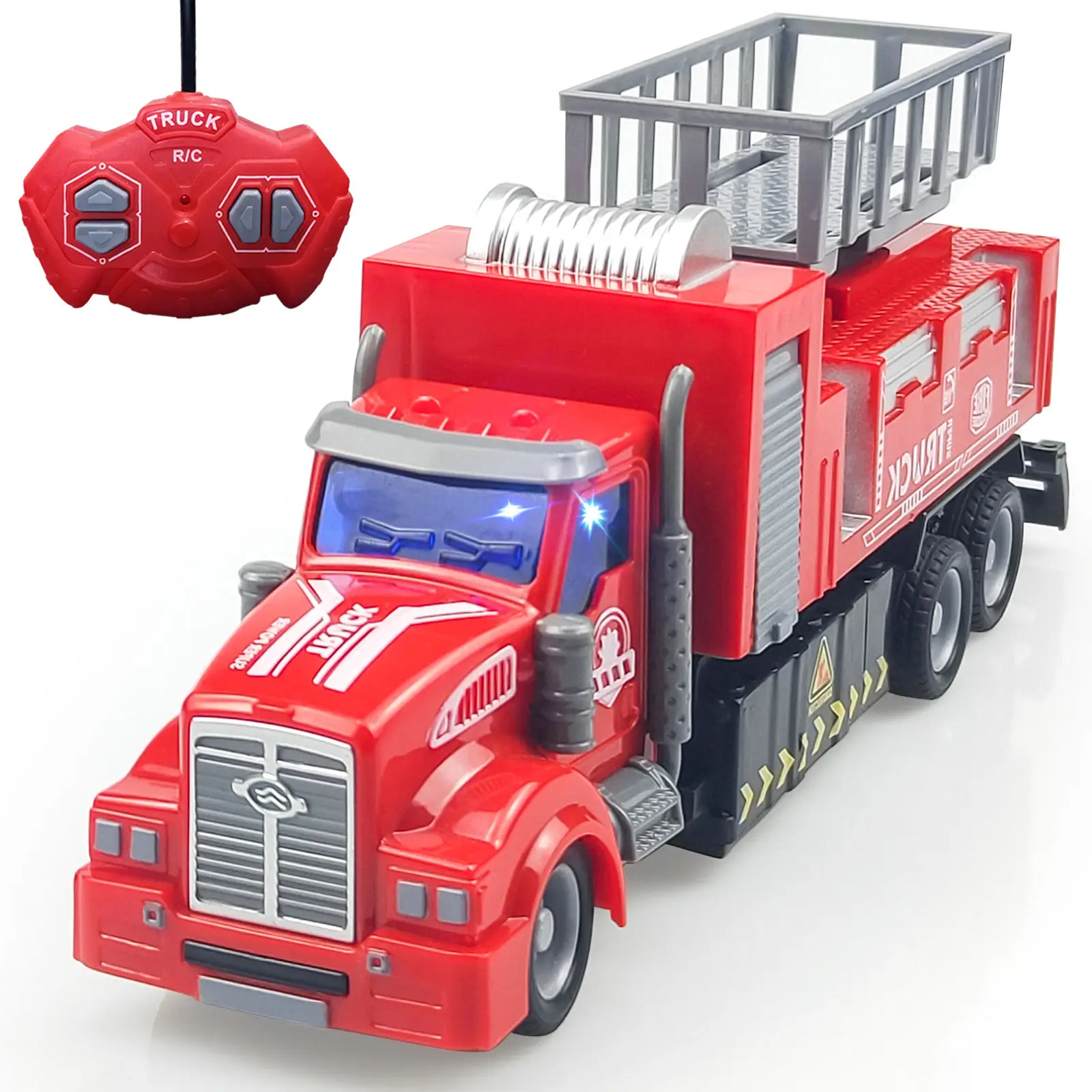 Yongkids Emulation rc car 1:36 RC Lift fire truck with light remote control car rc truck radio control toys