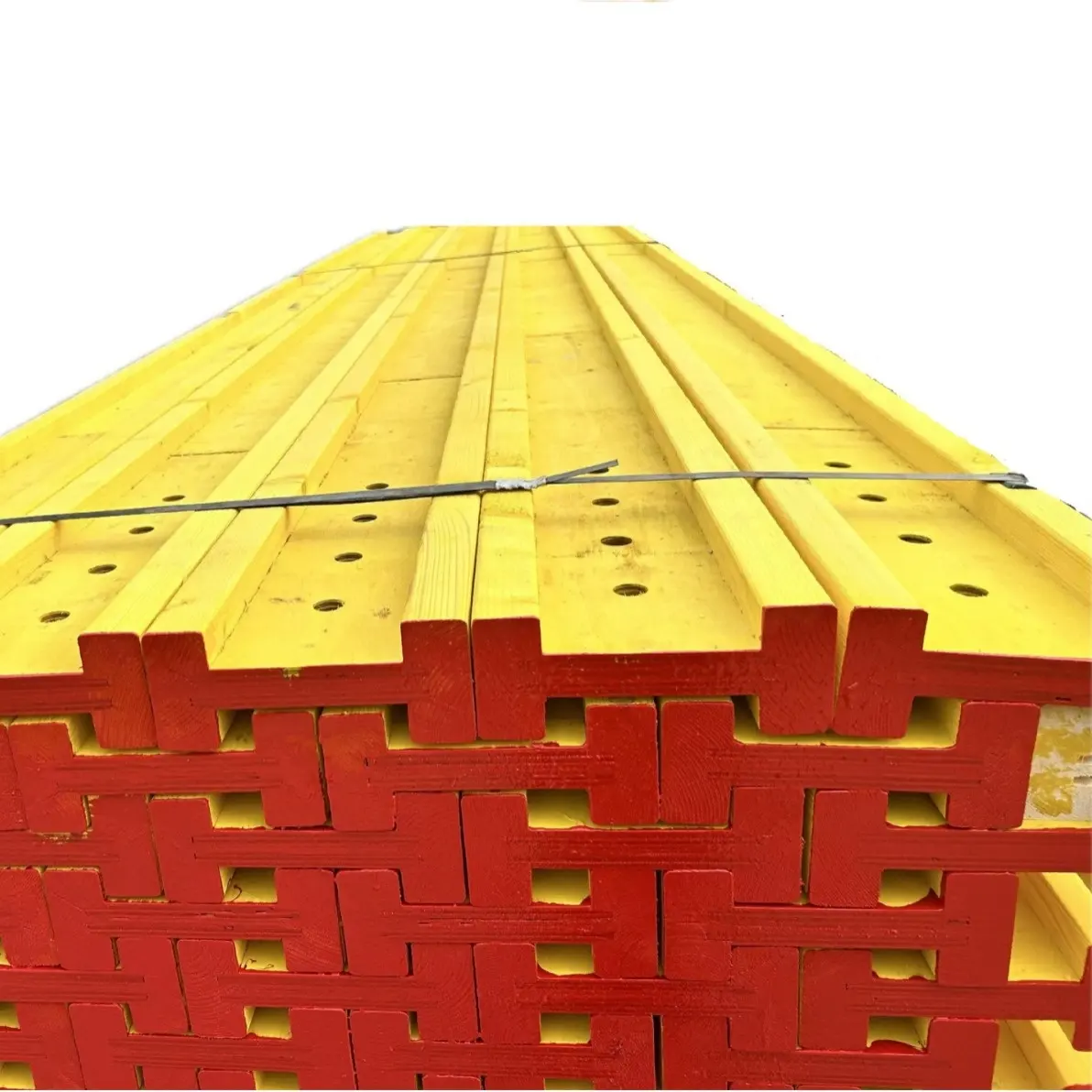 建築橋80*40 * 200mm黄色Lvlシャッターコンクリート木材梁型枠