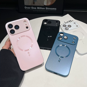 Ánh Sáng Matte Magnetic Tập Tin Đính Kèm Cho Iphone 16 17 Promax Trường Hợp Điện Thoại Cảm Giác Da Lớp Phủ Ống Kính Bảo Vệ Bìa - Product Image 1