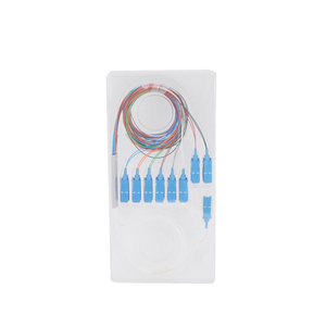 Divisor de PLC de fibra tipo Mini 1*8 SC APC UPC conector de uso en interiores y exteriores de baja pérdida redes 1:8 divisor de PLC - Product Image 5