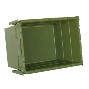 Precio barato Industrial apilable y encajable caja de contenedor de almacenamiento de plástico rotación cajas de plástico cajas de totalizadores - Product Image 4