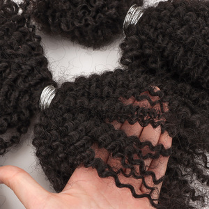 Sản Xuất Các Nhà Cung Cấp Chất Lượng Cao Sdd Con Người Bện Tóc Afro Kinky Số Lượng Lớn Tóc Con Người Micro <span class=keywords><strong>Twist</strong></span> Tóc Con Người Cho Bện - Product Image 4