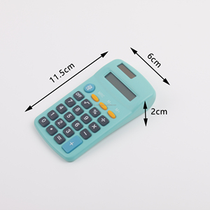 Promotion benutzer definierte Logo Druckerei Finanz funktions tische Rechner Mini 8-stellige Solar Pocket able Kosten rechner - Product Image 2